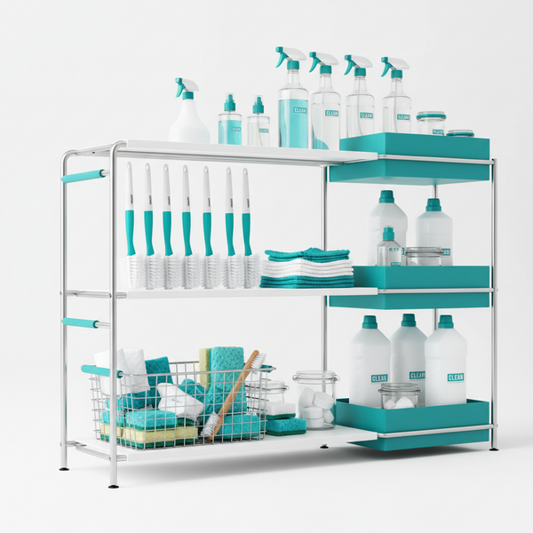 Household Essentials - Cleaning Supplies and Storage Solutions