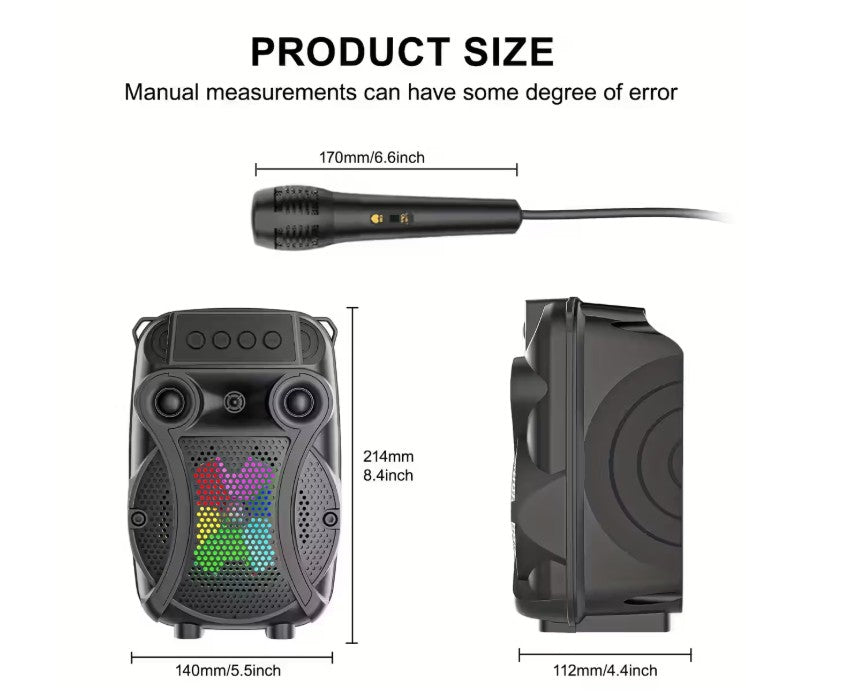 Wireless Karaoke Bluetooth Speaker