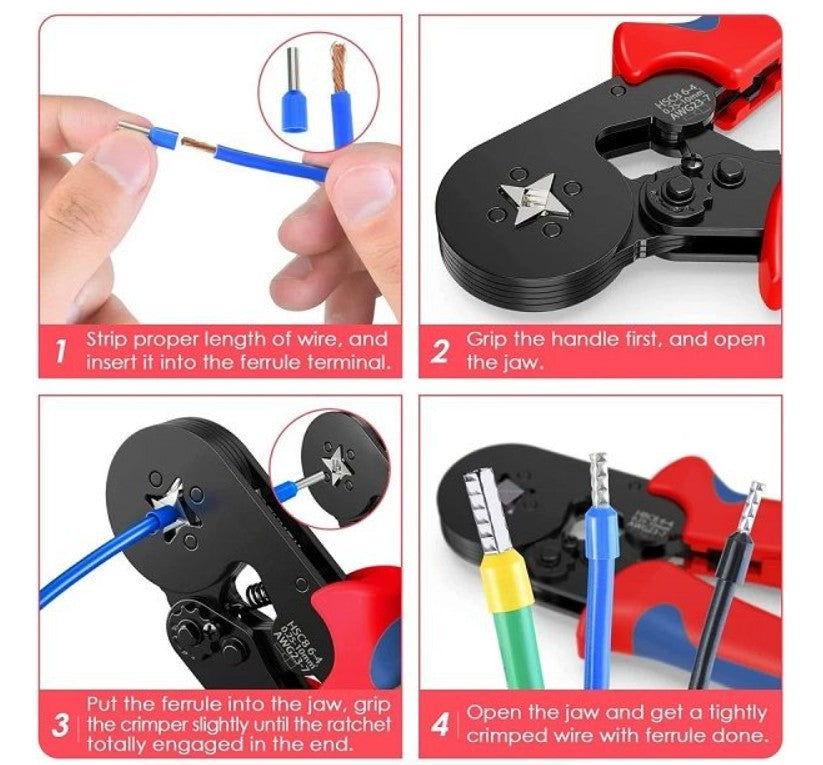 Ferrule Wire Crimping Tool