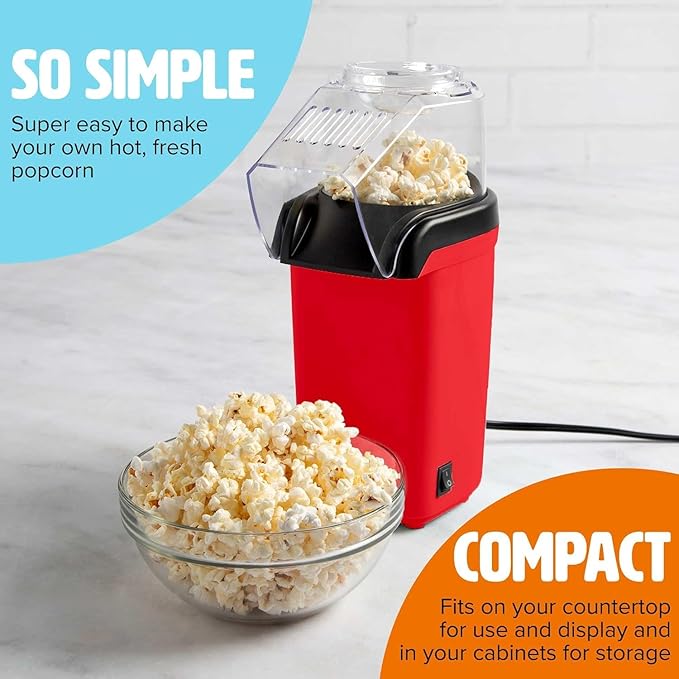220V Hot Air Popcorn Maker