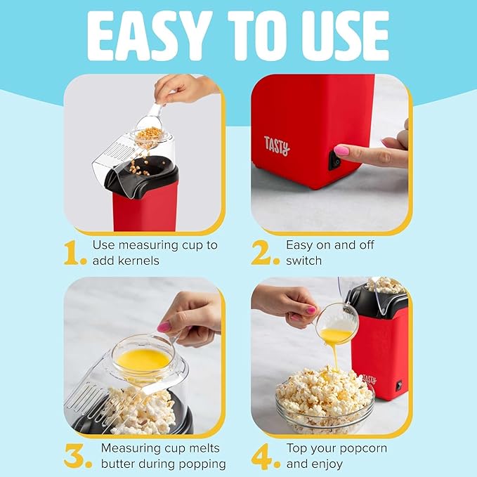 220V Hot Air Popcorn Maker