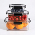 3 Piece Silicone Seal Food Storage Box Set
