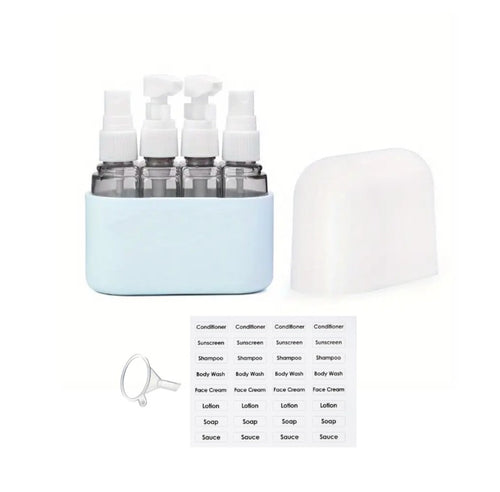 4-Piece Sub-Bottle Dispenser Set