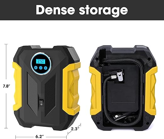Digital Portable Air Compressor (Car Outlet Compatible)