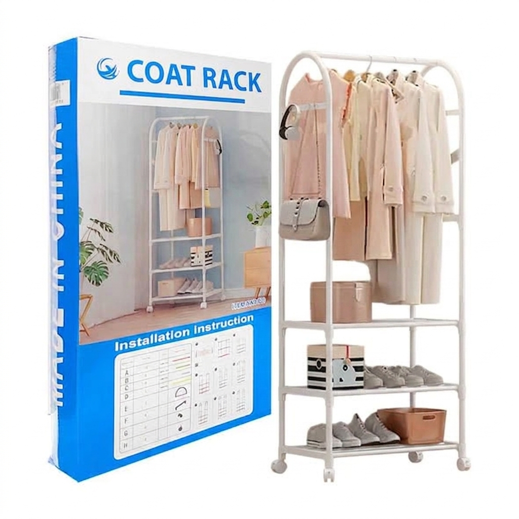 Multi-Functional Coat Rack