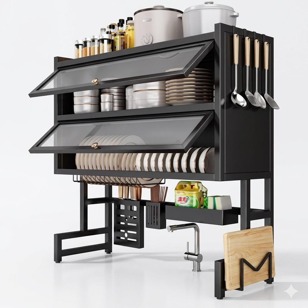 Multi-Functional Kitchen Rack